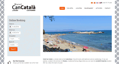 Desktop Screenshot of hotelcancatala.com